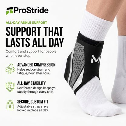 ProStride - Support that lasts all day - beneficios